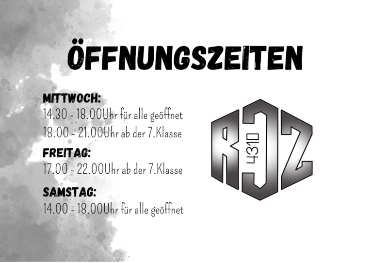 RJZ Öffnungszeiten